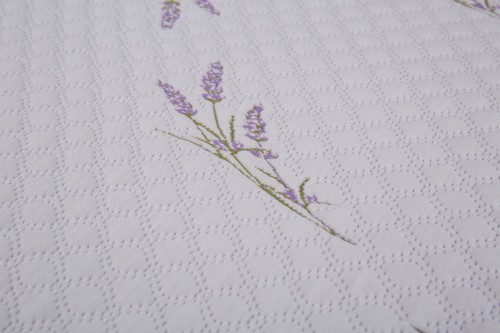 Lavender polyester fabric