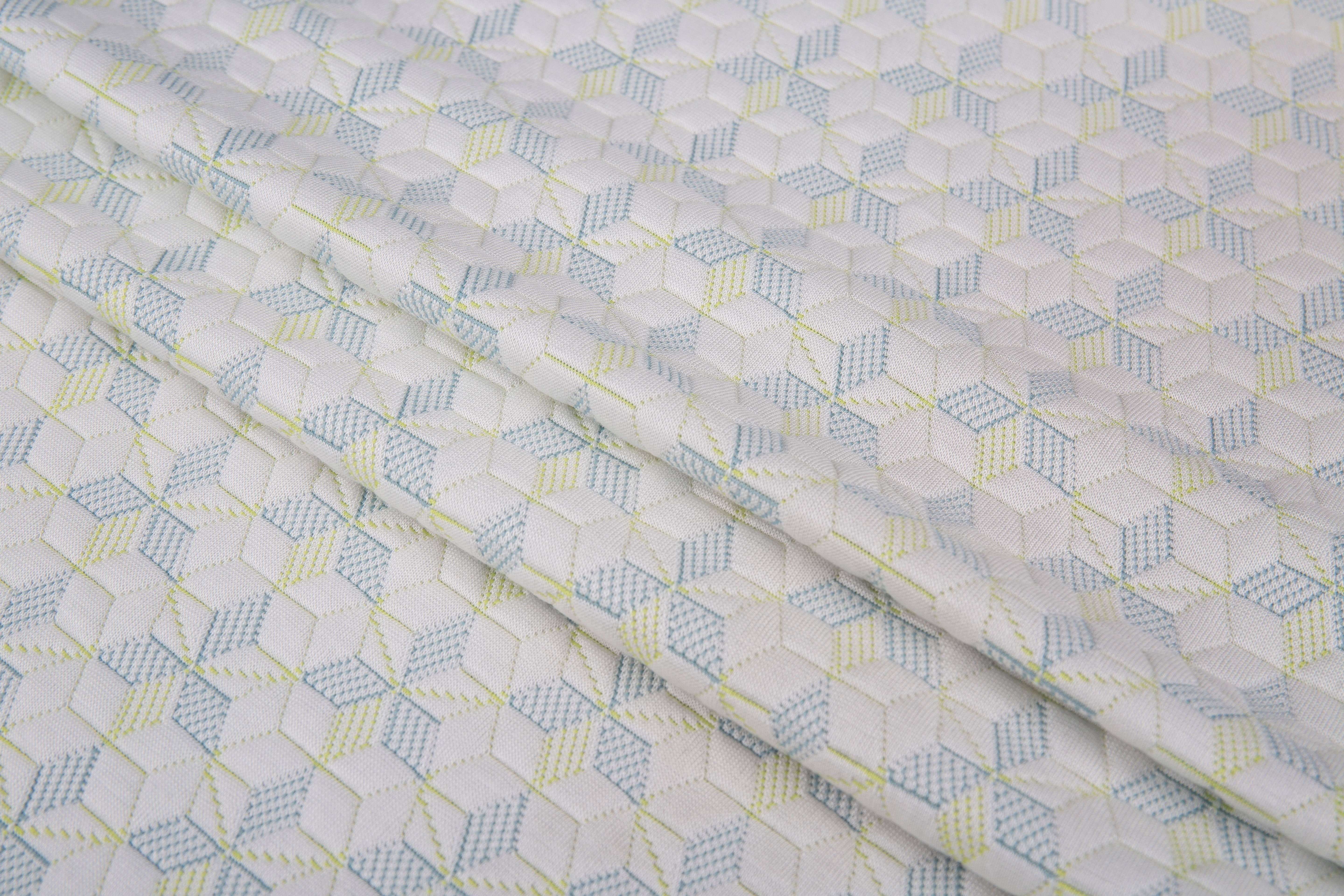 3D effect cotton mattress fabric