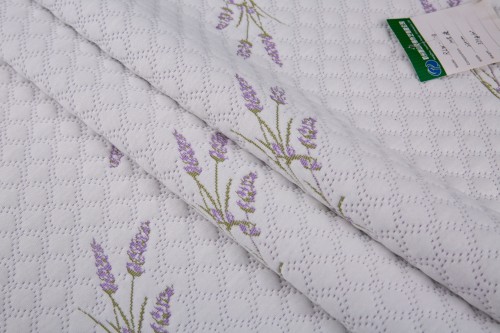 Lavender polyester fabric