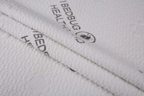 Antibedbug polyester mattress fabric